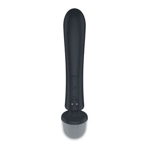Satisfyer Triple Lover - Rabbit Vibrator and Massage Wand - Grey