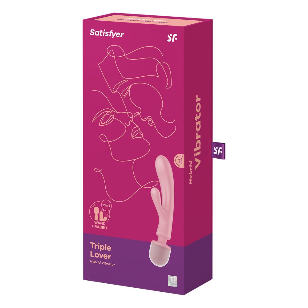 Satisfyer Top Secret - Rabbit Vibrator and Massage Wand - Pink