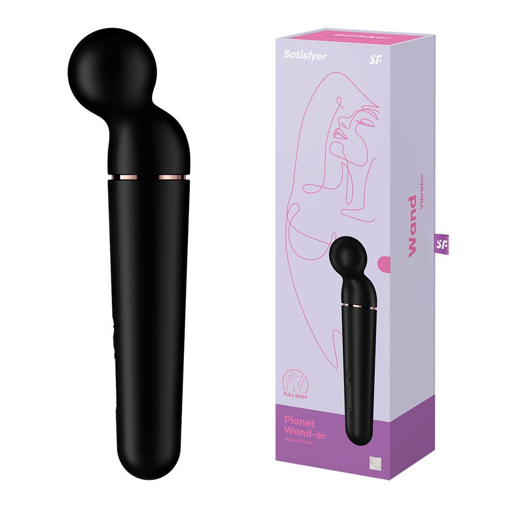 Satisfyer Planet Wand-er Massager Wand - Black