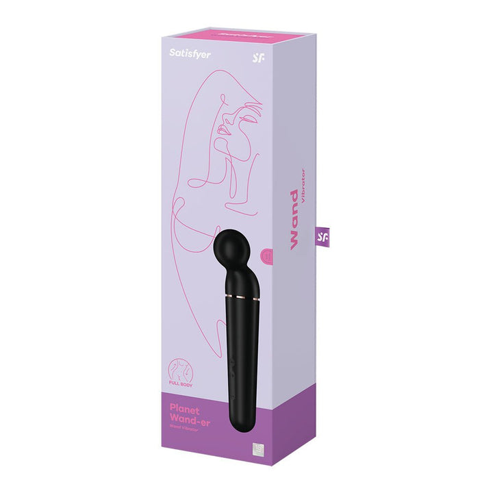 Satisfyer Planet Wand-er Massager Wand - Black