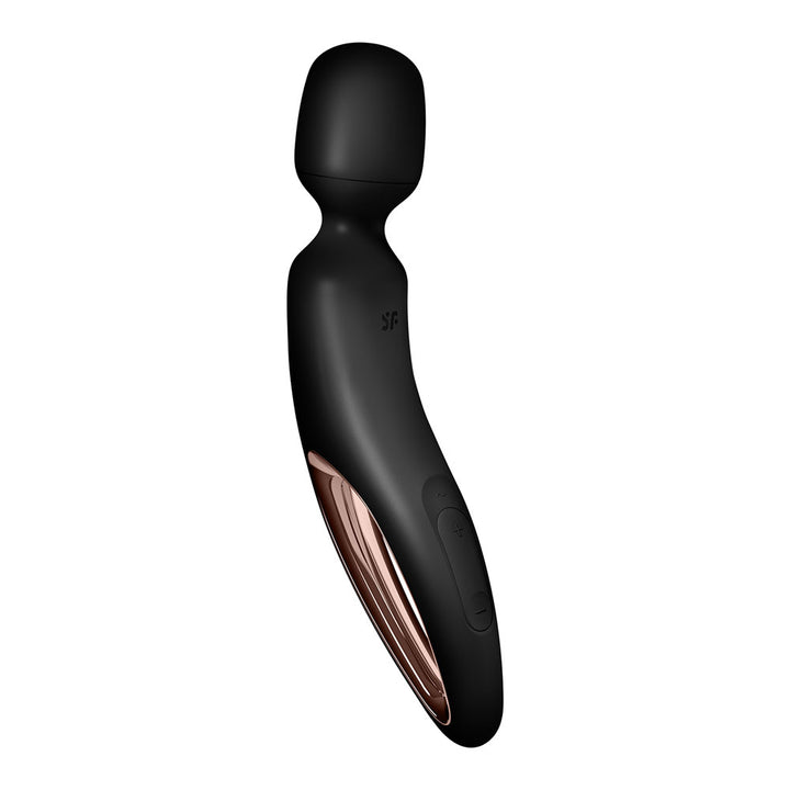Satisfyer Wand-erland Massage Wand - Black/Rose Gold