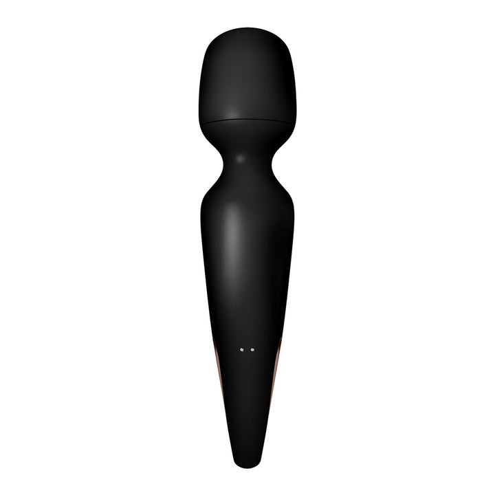 Satisfyer Wand-erland Massage Wand - Black/Rose Gold