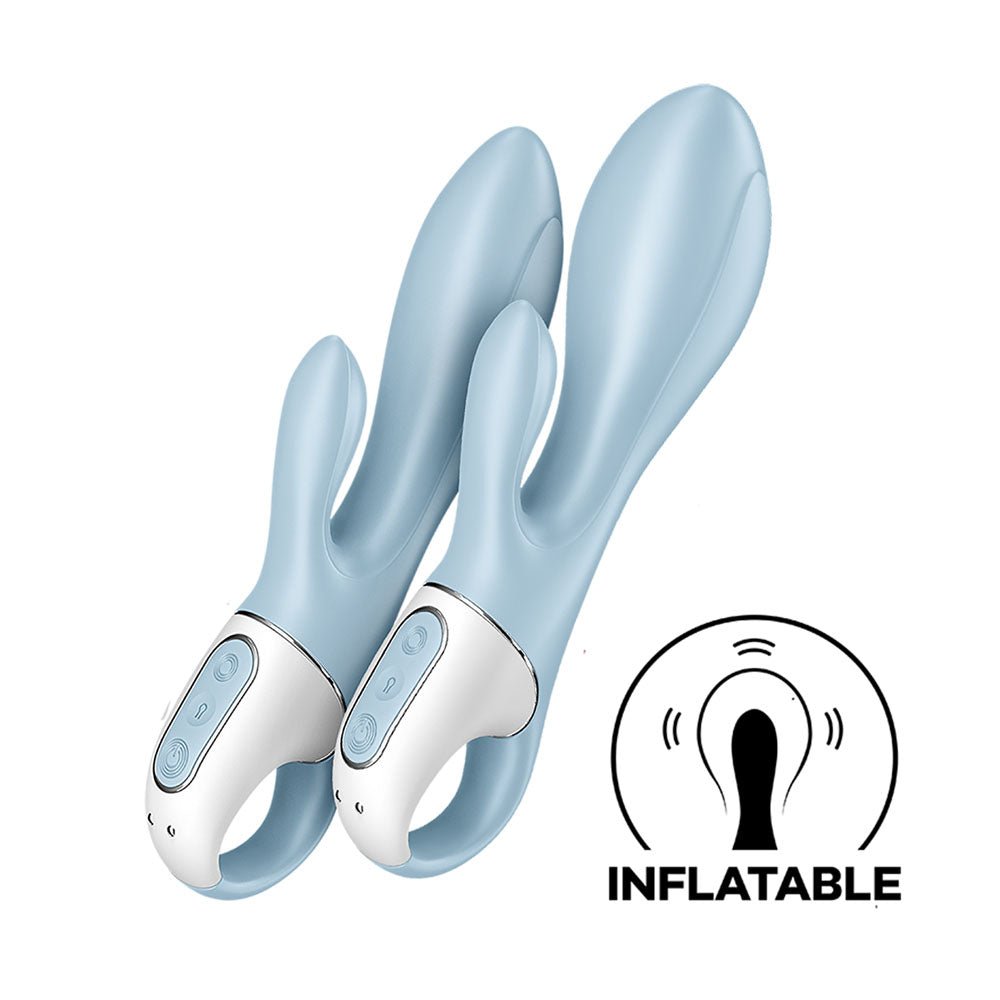 Satisfyer Air Pump Bunny 1 - Inflatable Rabbit Vibrator - Blue