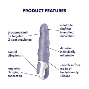 Satisfyer Air Pump 1 - Inflatable Vibrator - Lilac