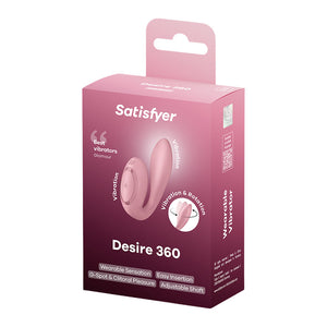 Satisfyer Desire 360 Wearable Vibrator - Pink