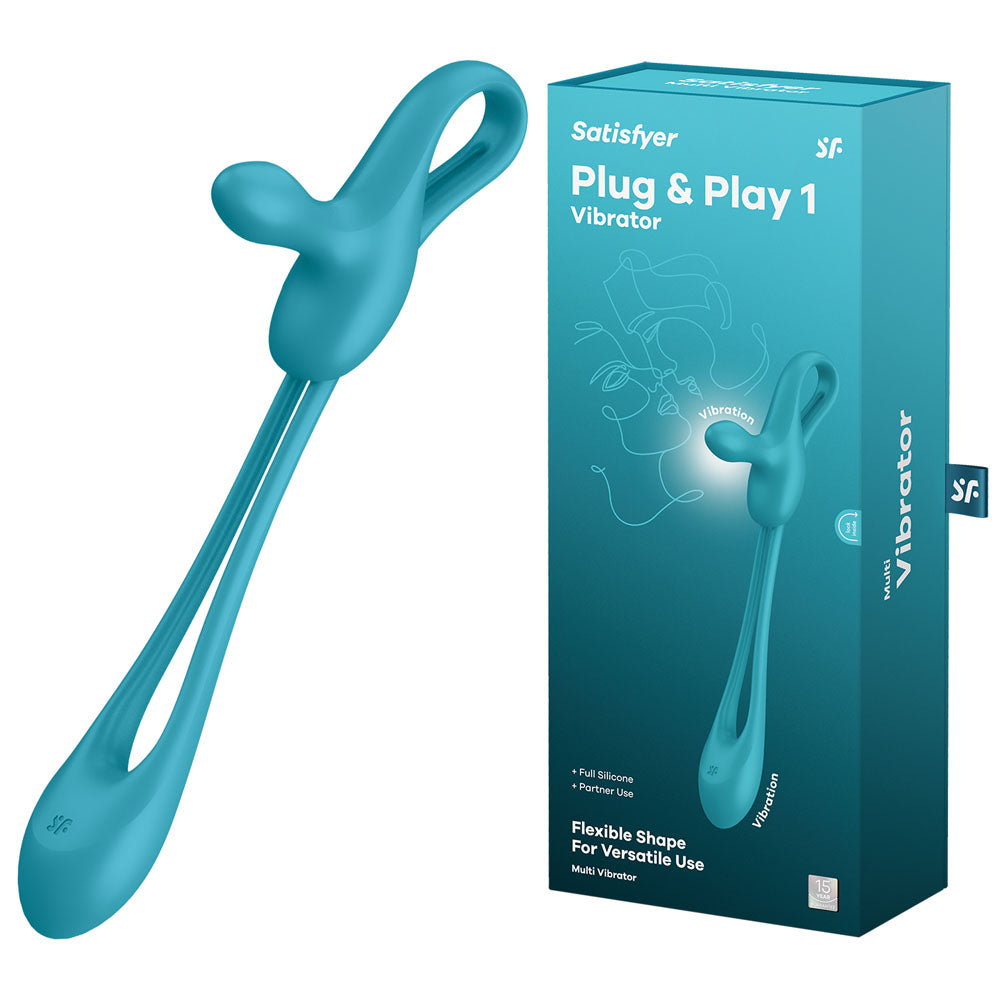 Satisfyer Plug & Play 1 - Blue Couples Stimulator