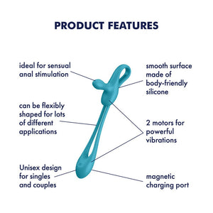 Satisfyer Plug & Play 1 - Blue Couples Stimulator