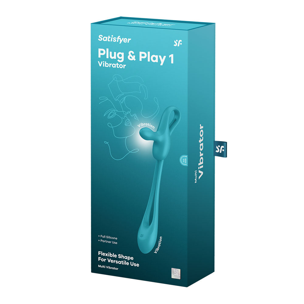 Satisfyer Plug & Play 1 - Blue Couples Stimulator