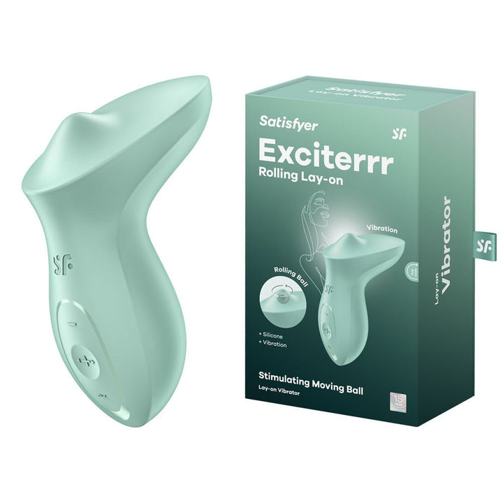 Exciterrr Rolling Lay on Clit Stimulator - Mint