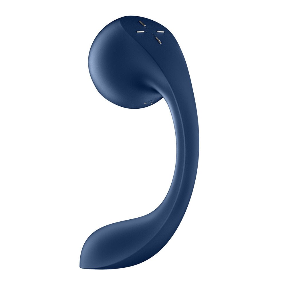 Satisfyer Pro+ Wave 4 - Vibrator with Air Pulse + App Control - Blue