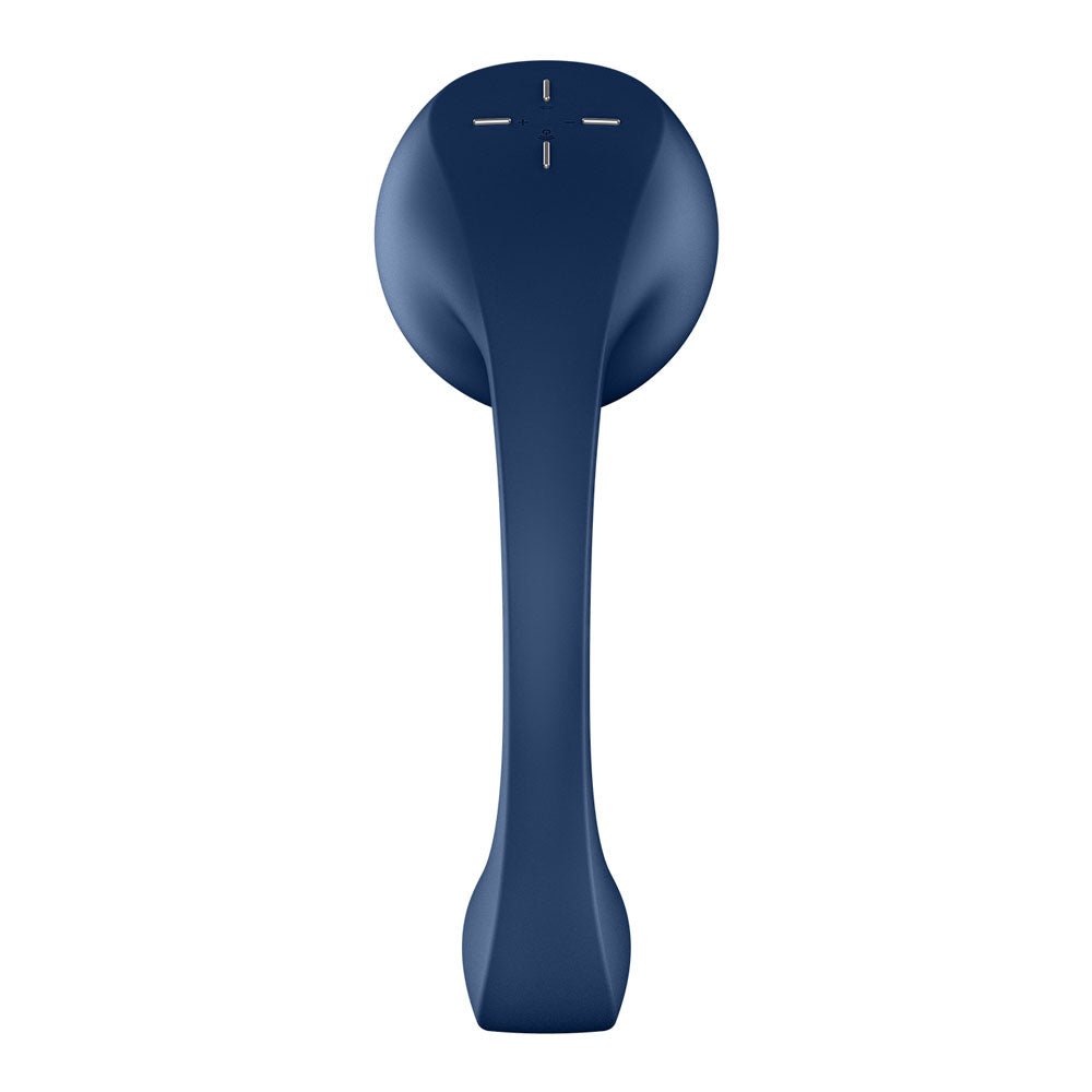 Satisfyer Pro+ Wave 4 - Vibrator with Air Pulse + App Control - Blue