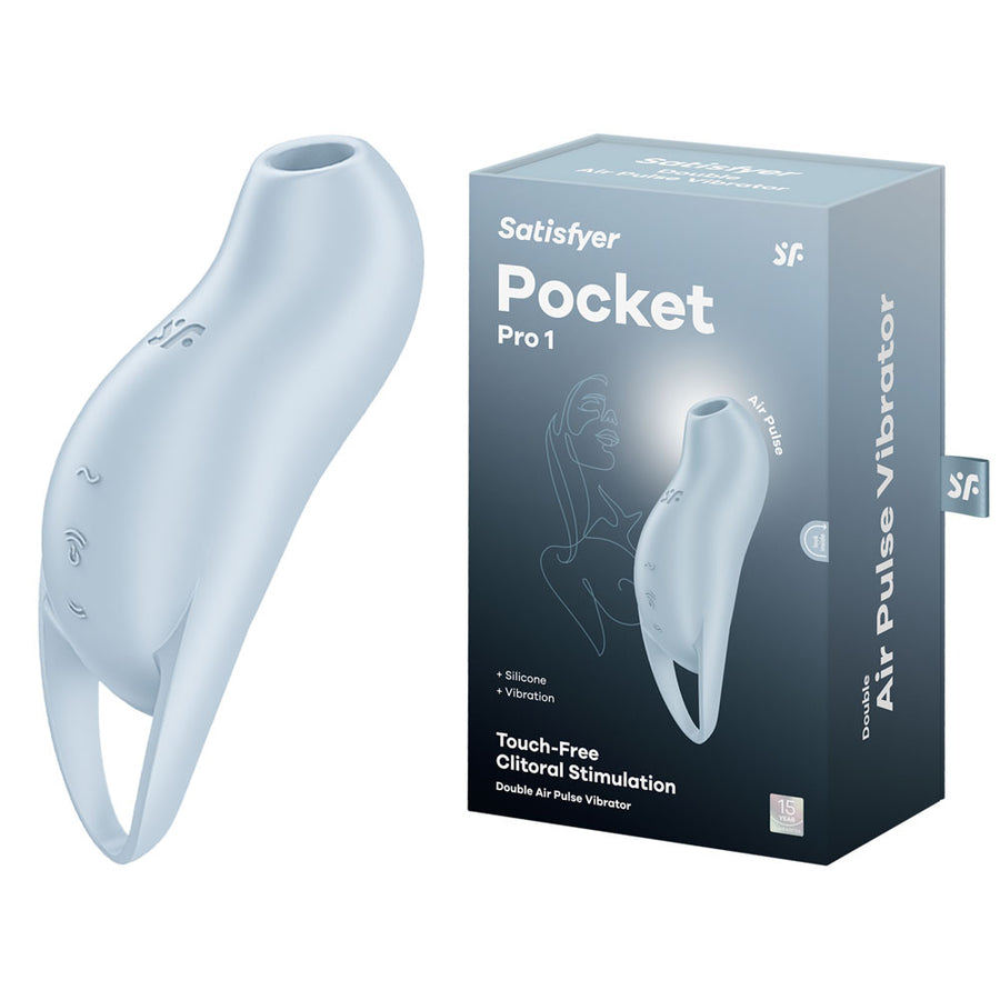 Satisfyer Pocket Pro 1 - Air Pulse Stimulator - Blue