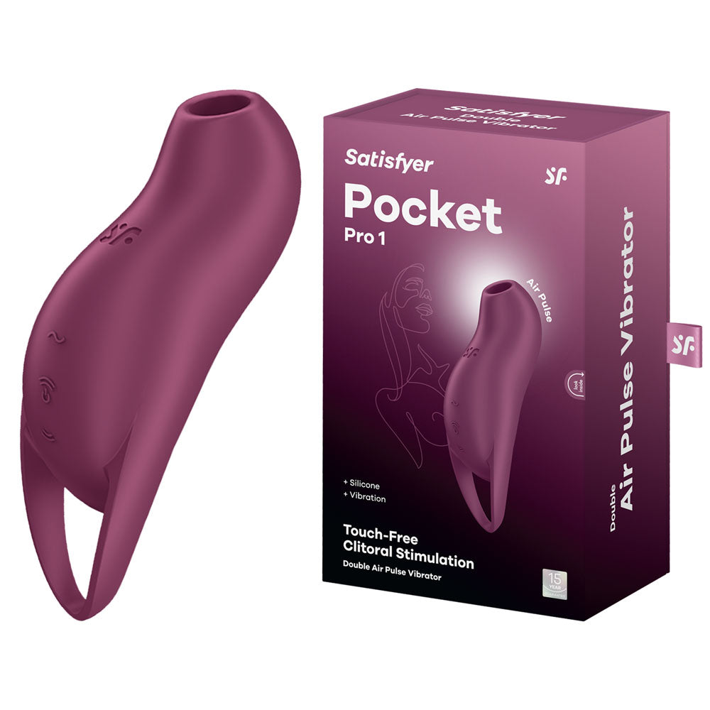 Satisfyer Pocket Pro 1 - Air Pulse Stimulator - Purple