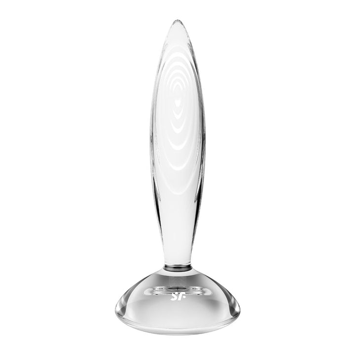 Satisfyer Sparkling Crystal - Glass Butt Plug - Clear