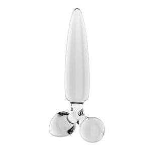 Satisfyer Triple Crystal 1 - Clear Glass 3-in-1 Butt Plug