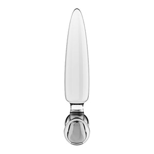 Satisfyer Triple Crystal 1 - Clear Glass 3-in-1 Butt Plug