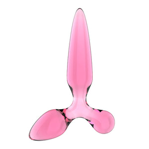 Satisfyer Triple Crystal 2 - Pink Glass 3-in-1 Butt Plug