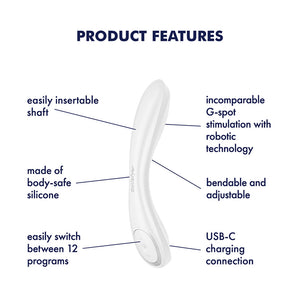 Satisfyer G-Spot Wave 2 - Flicking Tip Vibrator - White