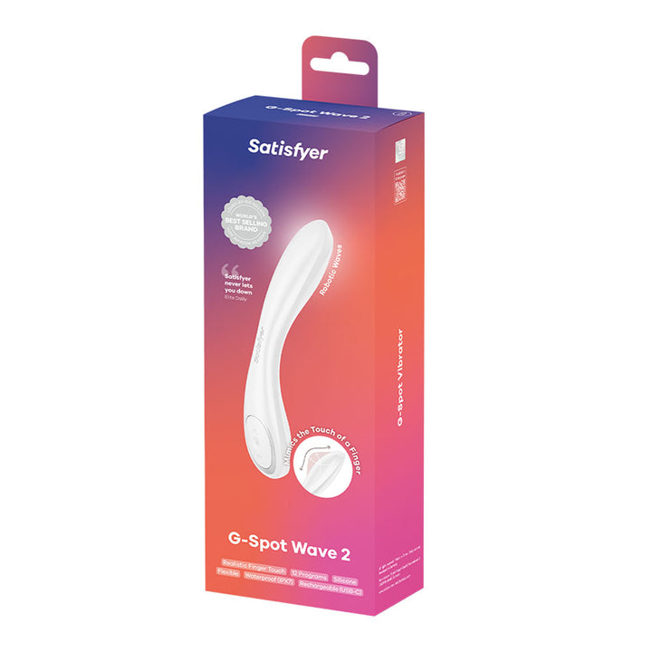 Satisfyer G-Spot Wave 2 - Flicking Tip Vibrator - White