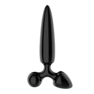 Satisfyer Triple Crystal 1 - Black Glass 3-in-1 Butt Plug