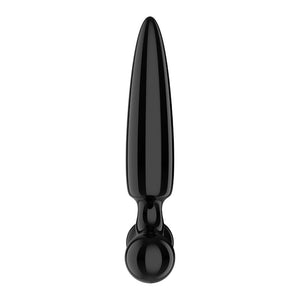 Satisfyer Triple Crystal 1 - Black Glass 3-in-1 Butt Plug