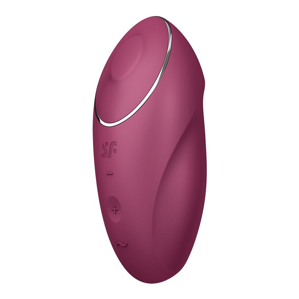 Satisfyer Tap & Climax 1 - Pulsing Stimulator - Red