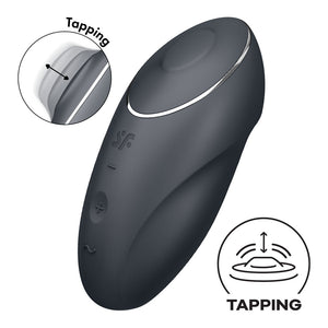 Satisfyer Tap & Climax 1 - Pulsing Stimulator  - Grey