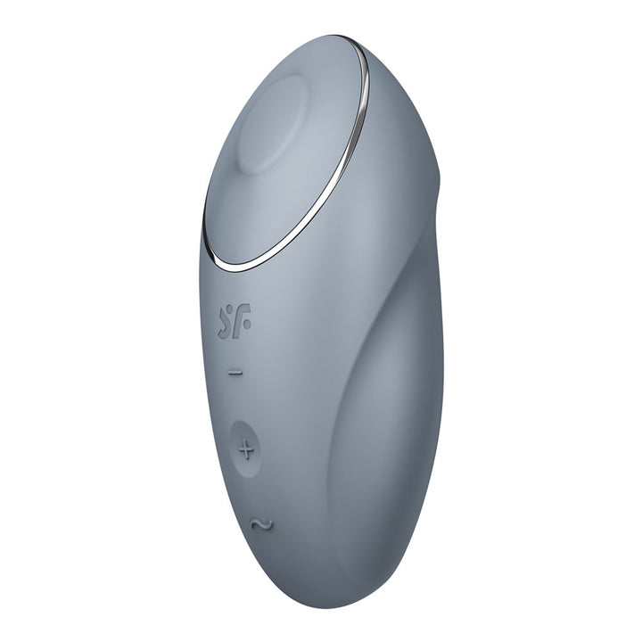 Satisfyer Tap & Climax 1 - Pulsing Stimulator - Bluegrey