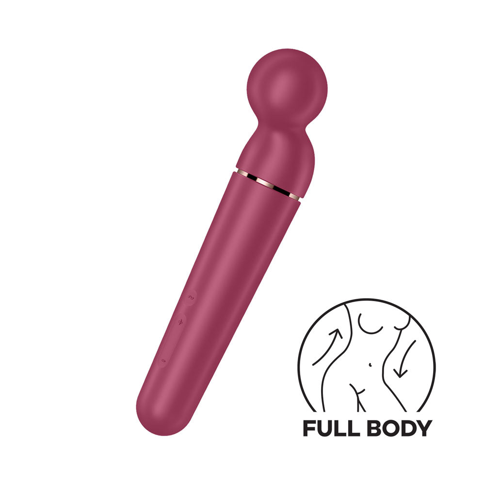 Satisfyer Planet Wand-er Massager Wand - Berry