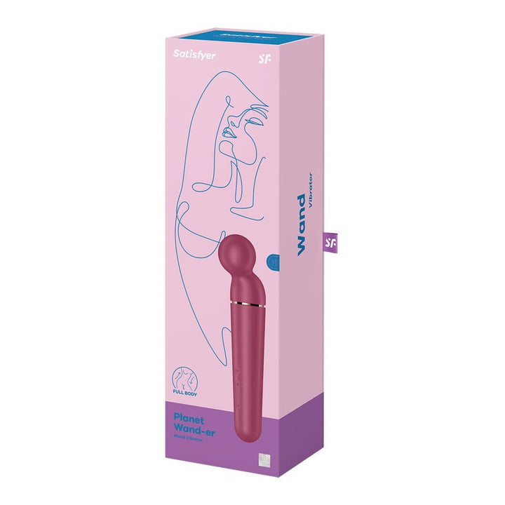 Satisfyer Planet Wand-er Massager Wand - Berry