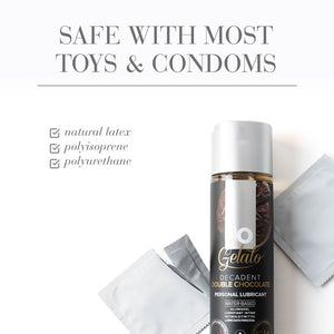 JO Gelato Decadent Double Chocolate Flavoured Lubricant 120ml