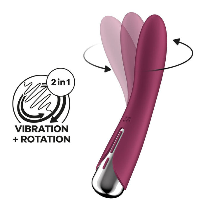 Satisfyer Spinning Vibe 1 - Rotating Vibrator - Red