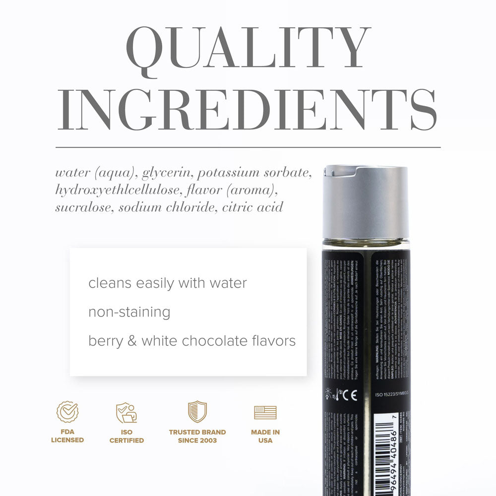 JO Gelato White Chocolate Raspberry Water Based Lube 120ml