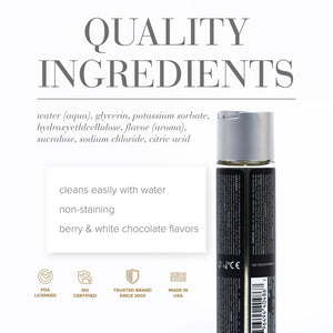 JO Gelato White Chocolate Raspberry Water Based Lube 120ml