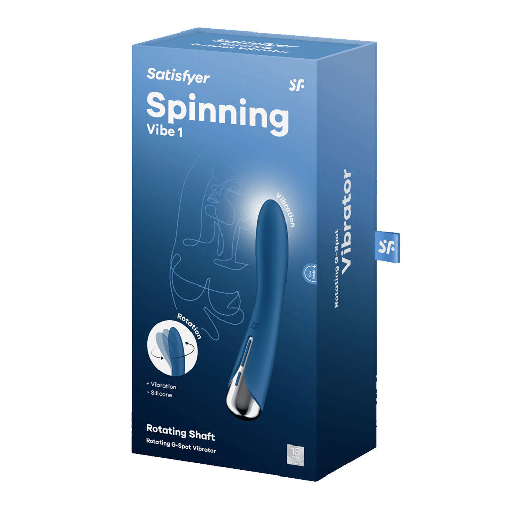 Satisfyer Spinning Vibe 1 - Rotating Vibrator - Blue