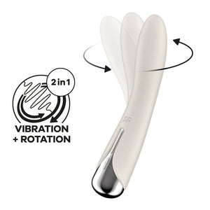 Satisfyer Spinning Vibe 1 - Rotating Vibrator - Beige