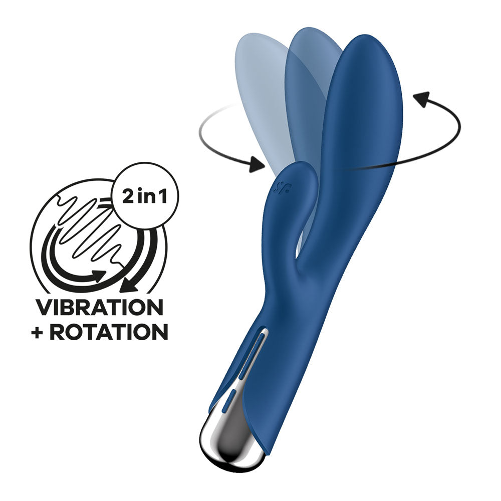 Satisfyer Spinning Rabbit 1 - Rotating Vibrator - Blue
