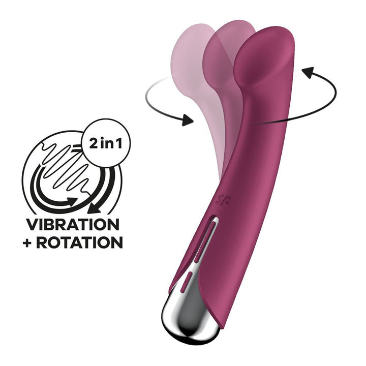 Satisfyer Spinning G-Spot 1 - Rotating Vibrator - Red