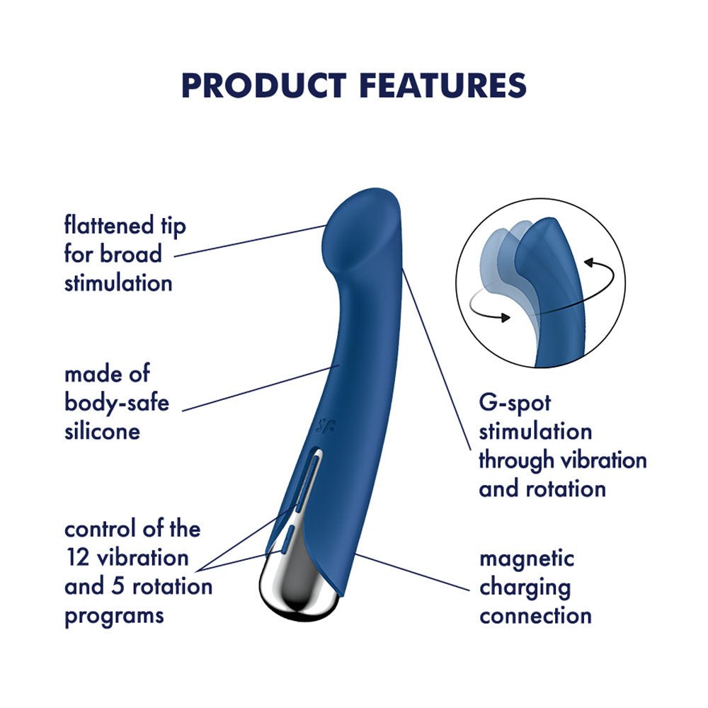 Satisfyer Spinning G-Spot 1 - Rotating Vibrator - Blue