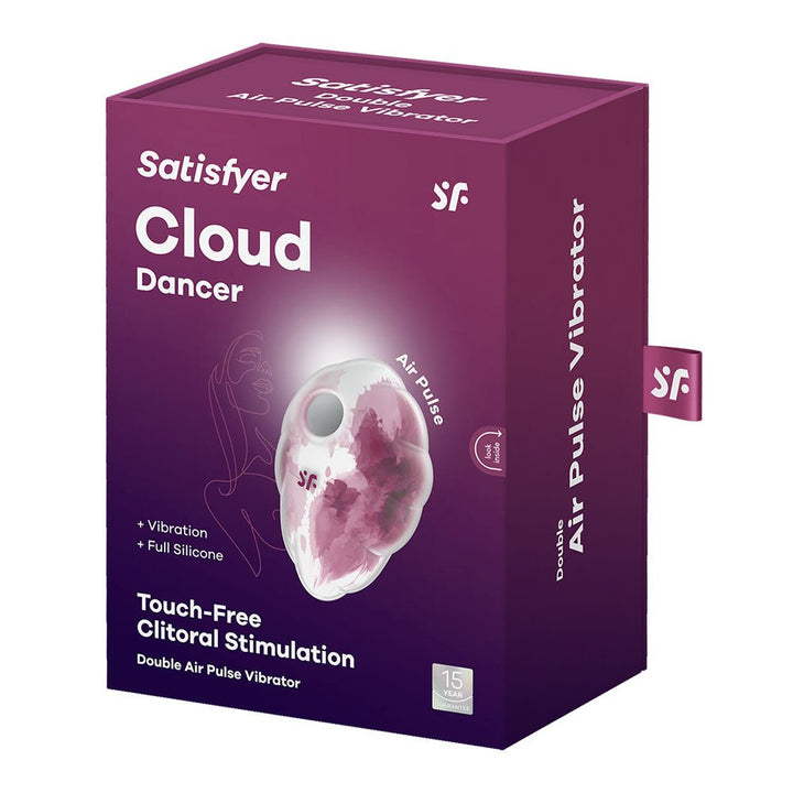 Satisfyer Cloud Dancer - Vibrating Air Pulse Stimulator - Red