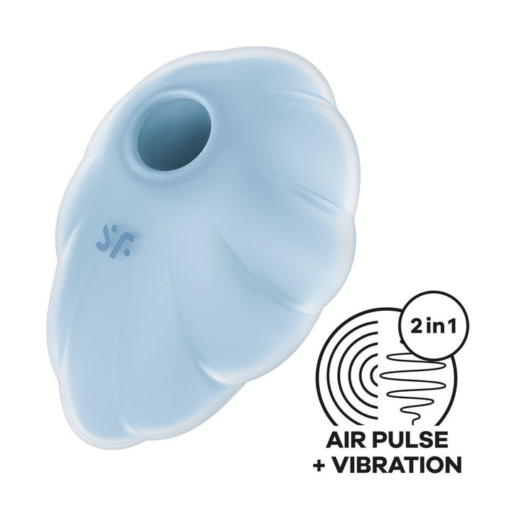 Satisfyer Cloud Dancer - Vibrating Air Pulse Stimulator - Blue