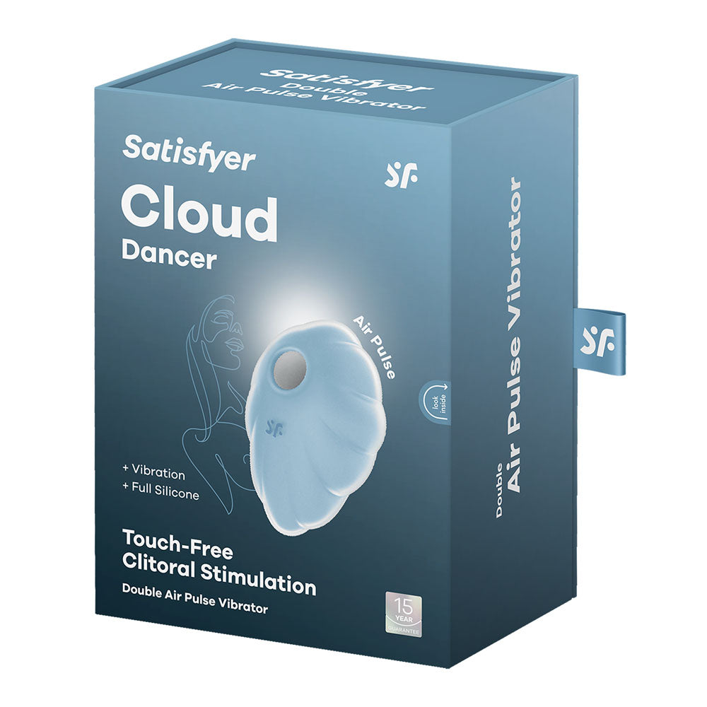 Satisfyer Cloud Dancer - Vibrating Air Pulsation Stimulator - Blue