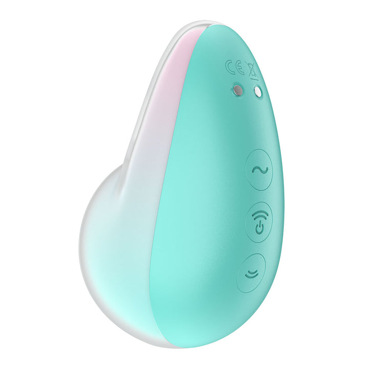 Satisfyer Pixie Dust - Vibrating Air Pulse Stimulator - Mint/Pink