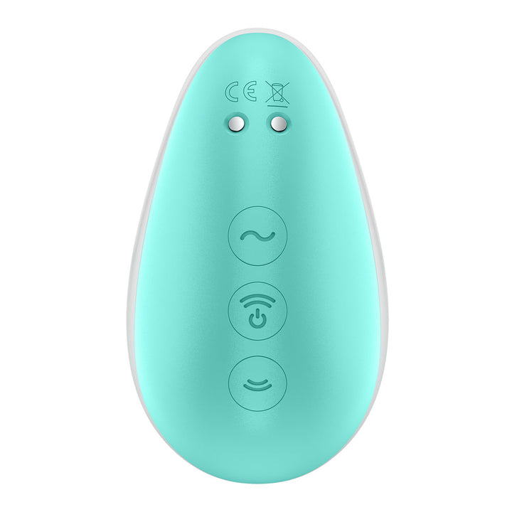 Satisfyer Pixie Dust - Vibrating Air Pulse Stimulator - Mint/Pink