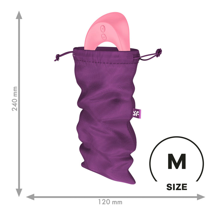 Satisfyer Treasure Toy Storage Bag - Medium - Violet