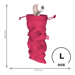 Satisfyer Treasure Toy Storage Bag - Large - Pink
