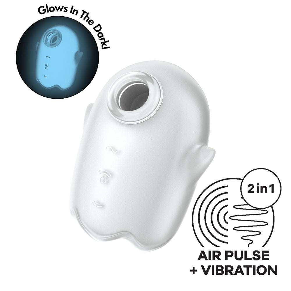 Satisfyer Glowing Ghost - Air Pulse Stimulator - White