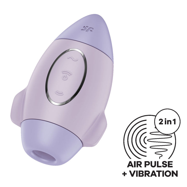 Satisfyer Mission Control - Vibrating Air Pulse Stimulator - Violet