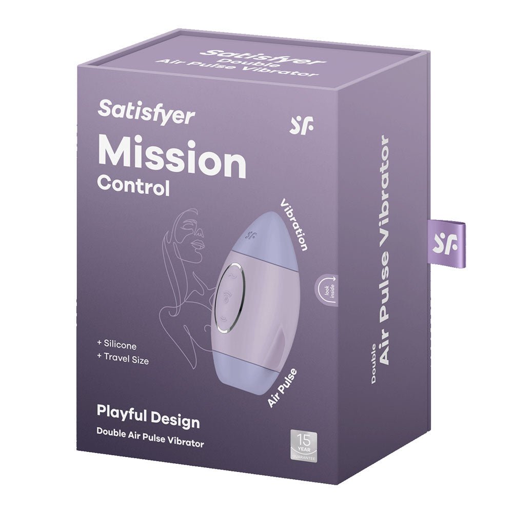 Satisfyer Mission Control - Vibrating Air Pulse Stimulator - Violet