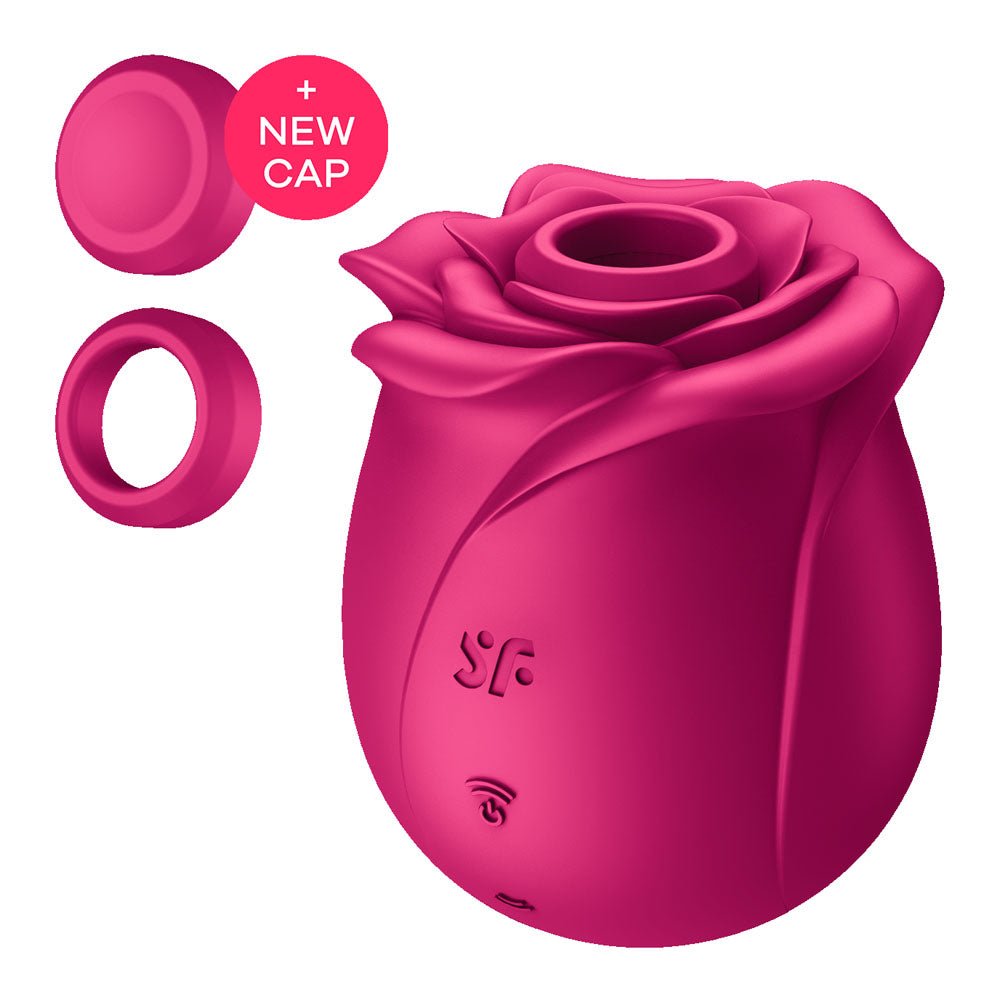 Satisfyer Pro 2 Classic Blossom - Air Pulse Rose Stimulator  - Red